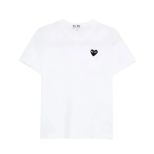 Camiseta Comme des Garçons PLAY Mini Heart Logo White