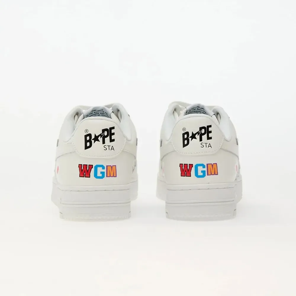A Bathing Ape Bape Sta Low Shark Pack White - Droper