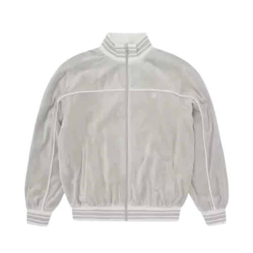 Jaqueta Corteiz VVS Uptown Velour Track Grey