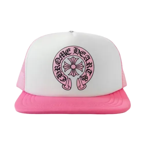 Sex Records x Chrome Hearts Boné Matty Boy Horse Shoe Trucker Pink