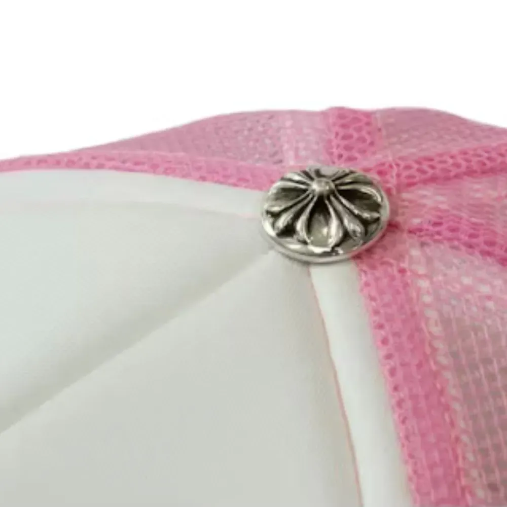 Sex Records x Chrome Hearts Boné Matty Boy Horse Shoe Trucker Pink