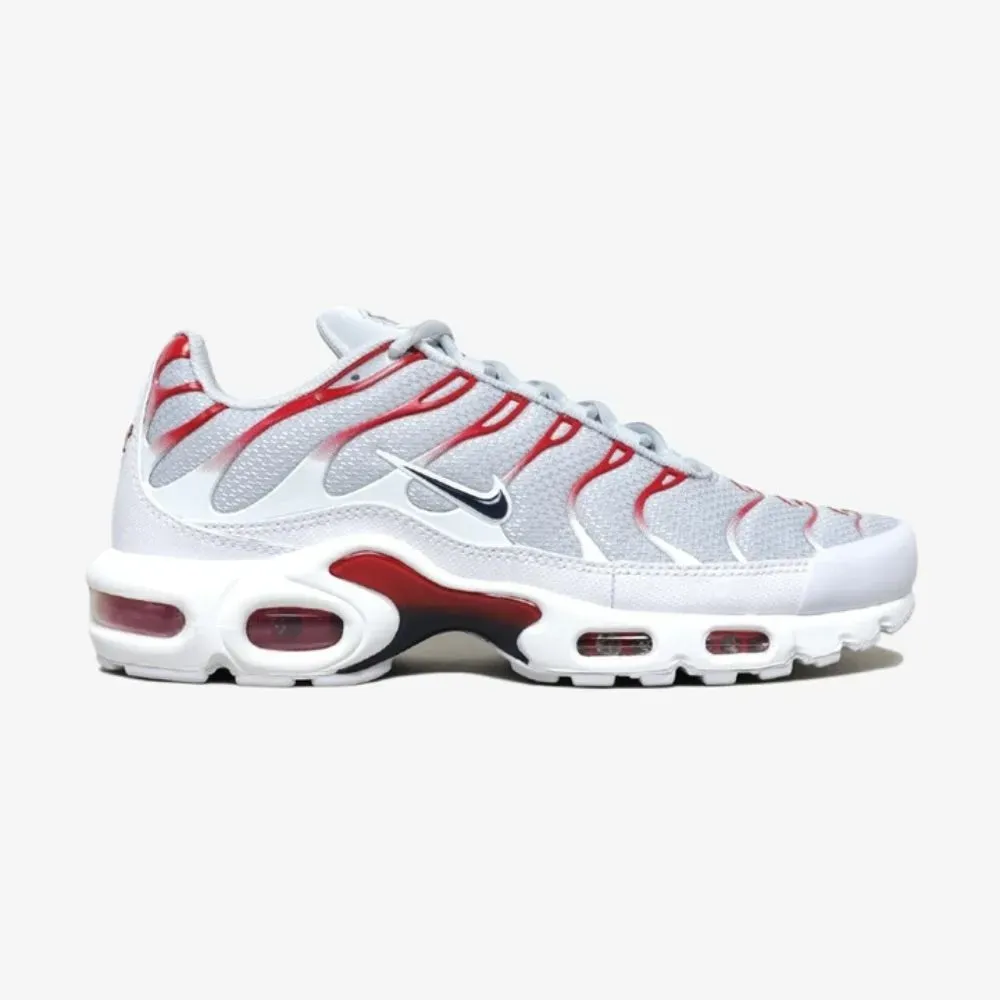 Nike Air Max Plus USA Pure Platinum University Red White foto 1