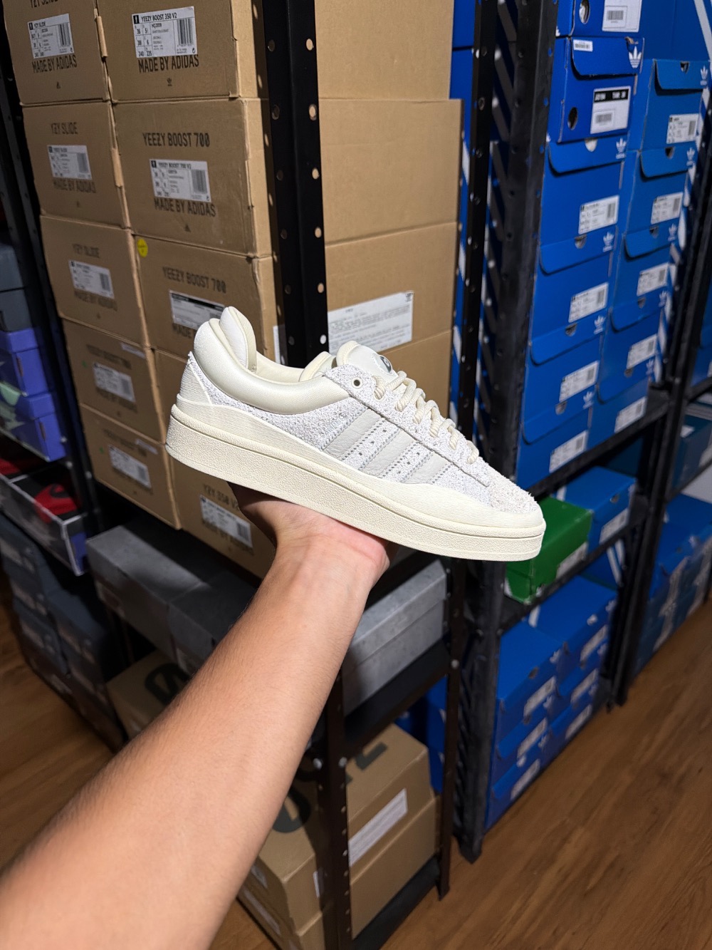 Bad Bunny x adidas Campus Light Cloud White