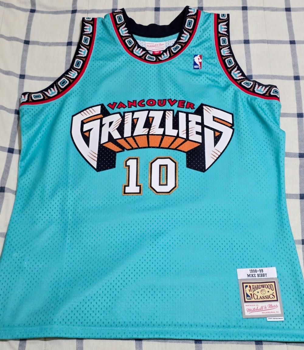 Regata Mitchell & Ness Nba Vancouver Grizzlies Mike Bibby 1998-99
