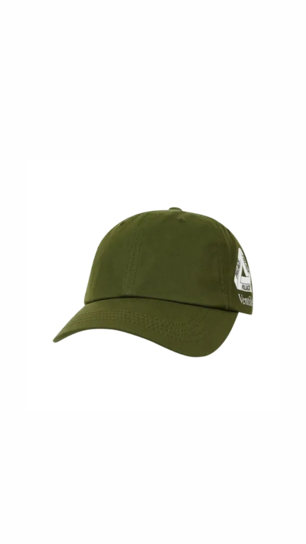 Boné Palace 6-Panel Ventile Olive — Único, Novo
