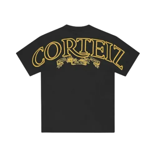 Camiseta Corteiz Royale Heavyweight Black Yellow