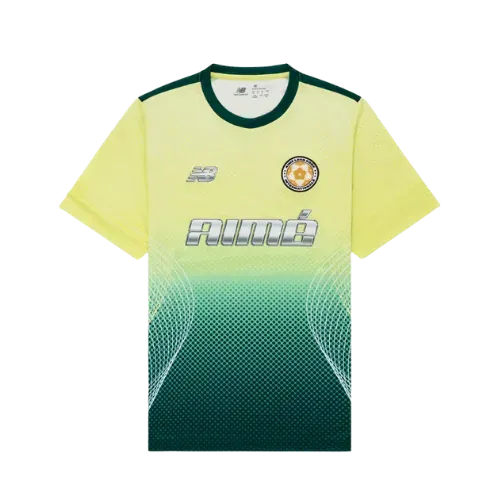ウェア New Balance AIME LEON DORE L/S jersey New Balance x Aimé Leon Dore Club Jersey Green Yellow - Droper