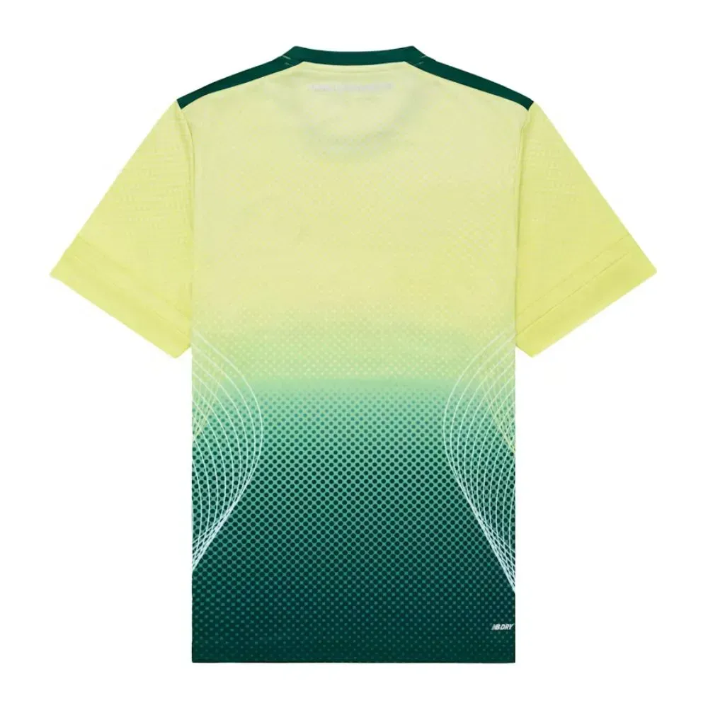 ウェア New Balance AIME LEON DORE L/S jersey New Balance x Aimé Leon Dore Club Jersey Green Yellow - Droper