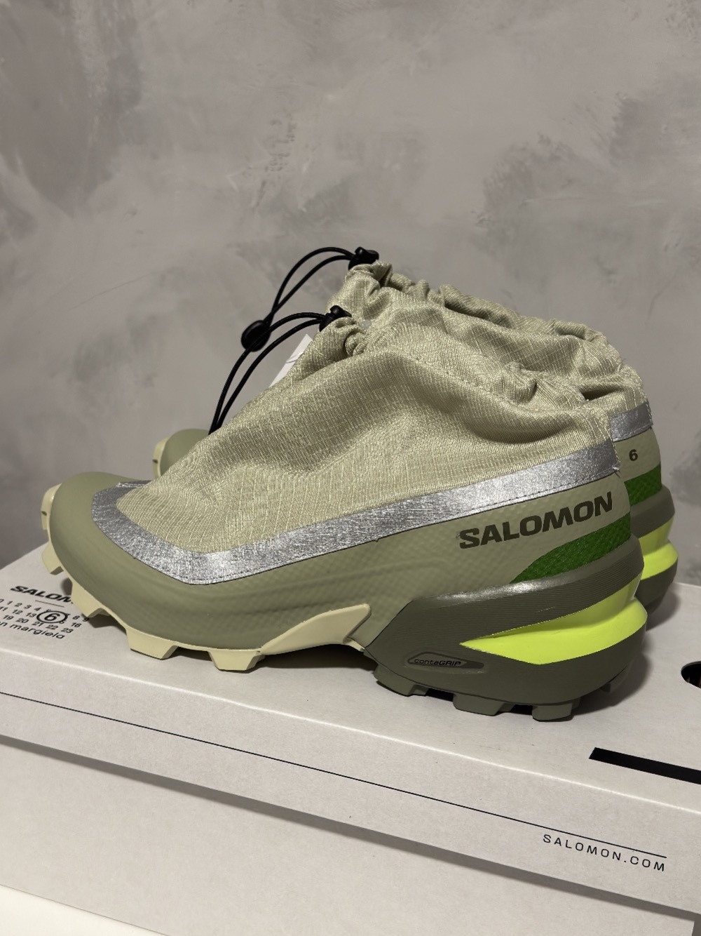 Maison Margiela x Salomon Cross Low Alfalfa Silver Reflective Flint Gray
