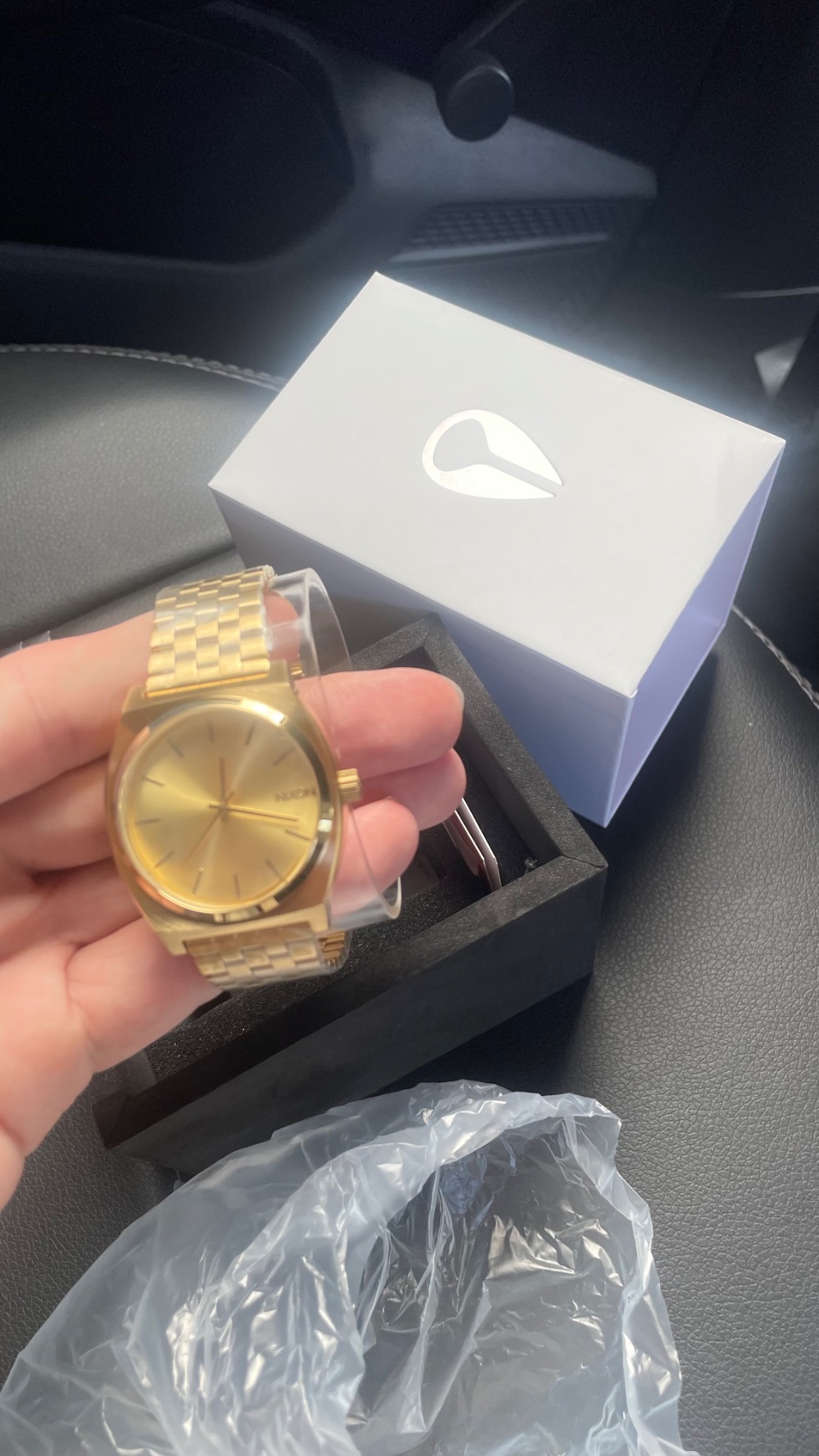 Relógio Nixon Time Teller Matte Black Gold