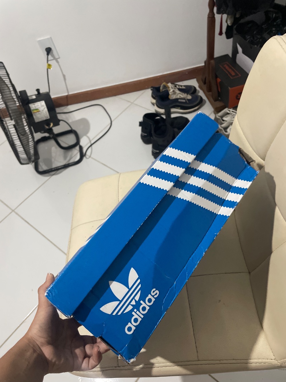 adidas Campus 00s Semi Lucid Blue Cloud White Off White — 37, Usado