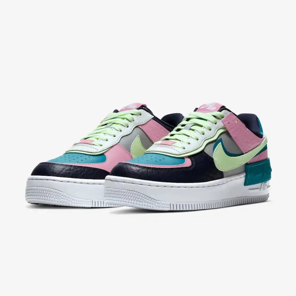 Nike Air Force 1 Shadow Oracle Aqua — 39, Novo