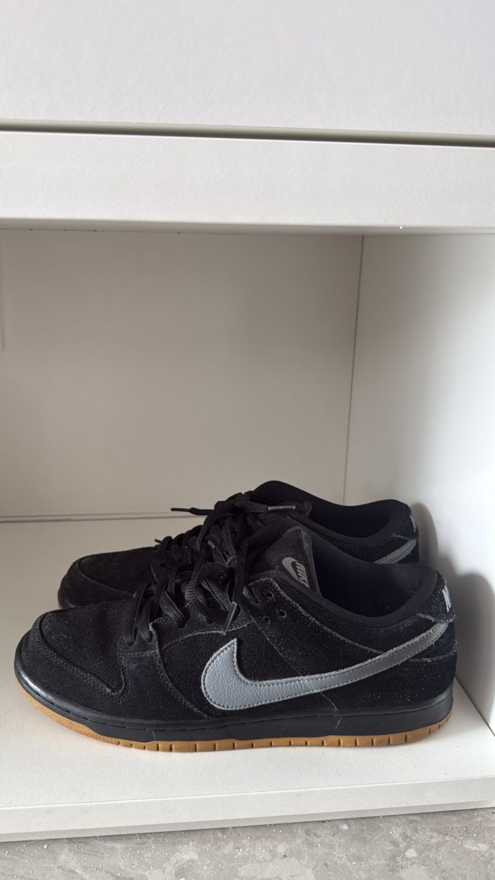 Nike SB Dunk Low Pro Grey Black — 42, Usado