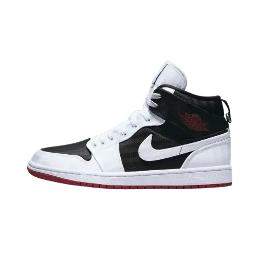 Air Jordan 1 Mid SE Utility White Black Gym Red