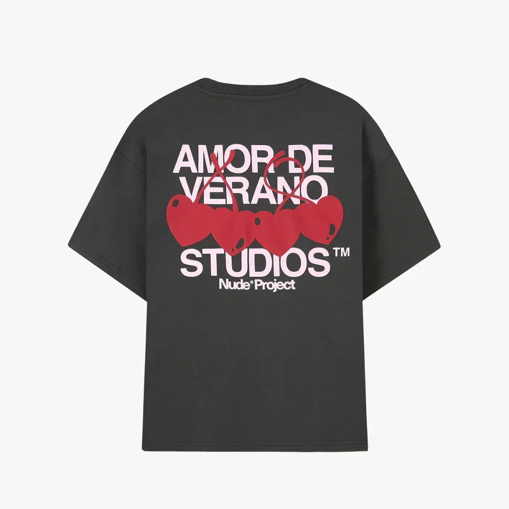 Imagem Camiseta Nude Project Xoxo Cinza