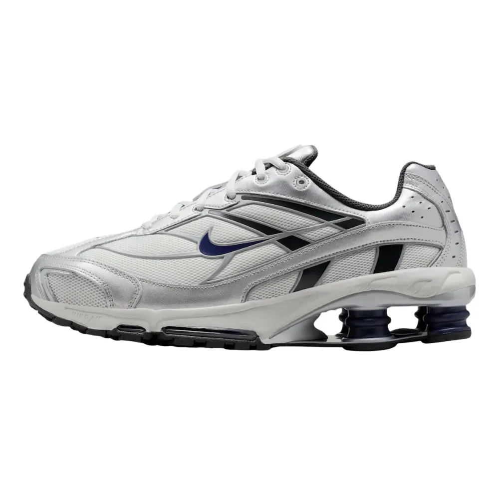Nike Shox Ride 2 Photon Dust Metallic Silver Navy - Droper