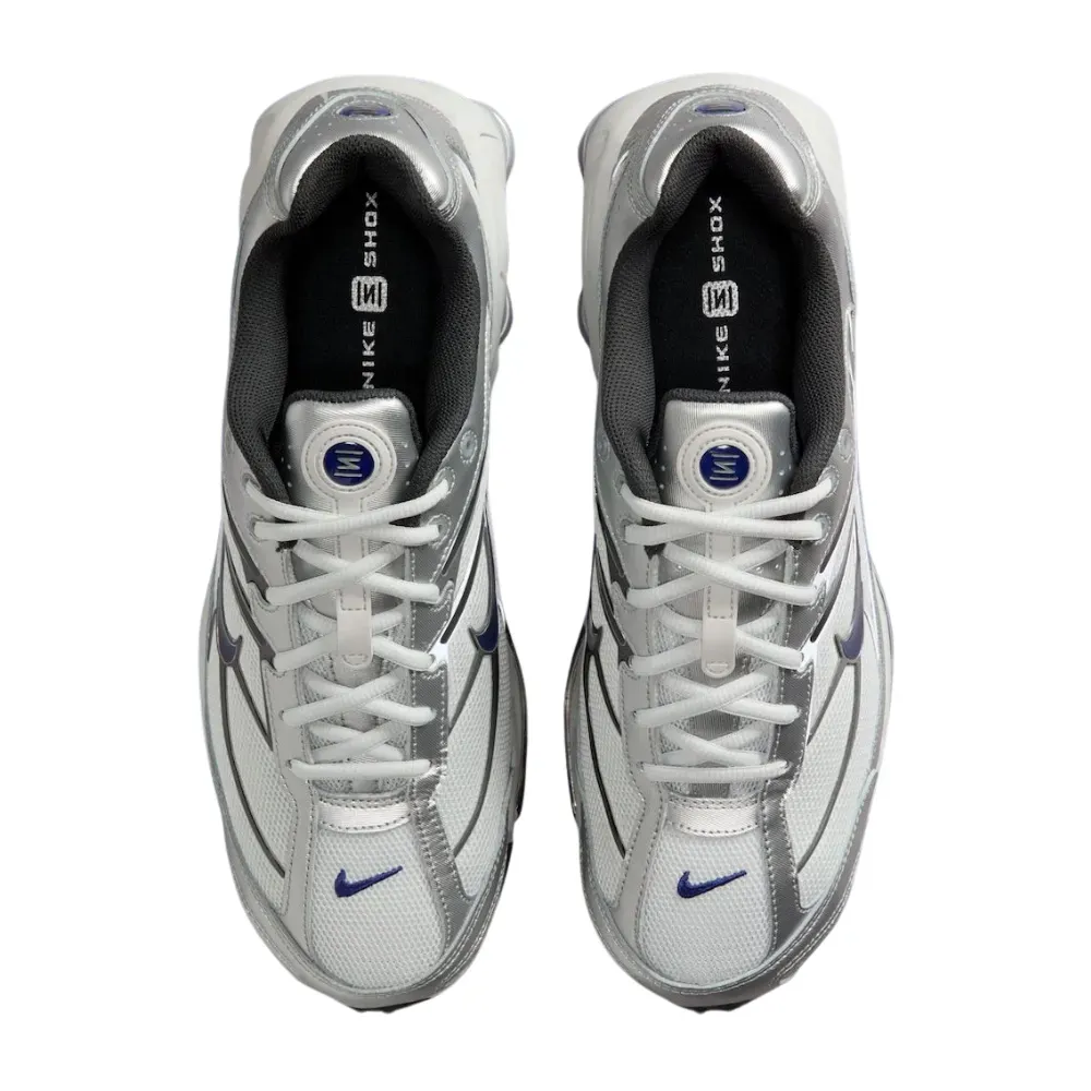 Nike Shox Ride 2 Photon Dust Metallic Silver Navy - Droper