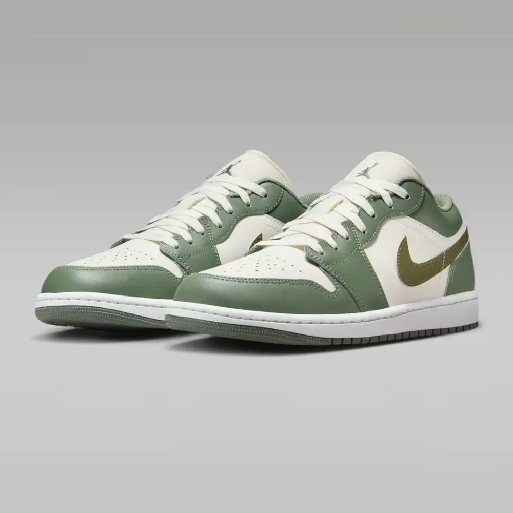 Air Jordan 1 Low Vintage Lichen Summit White Medium Olive - Droper Air Jordan 1 Low Vintage Lichen Summit White Medium Olive - Droper