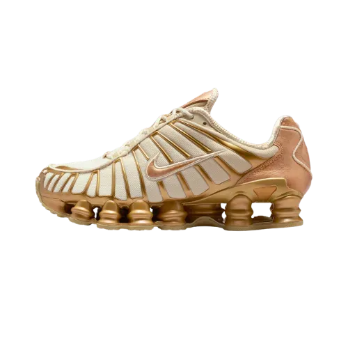 Nike Shox TL Coconut Milk Metallic Gold Copper Feminino