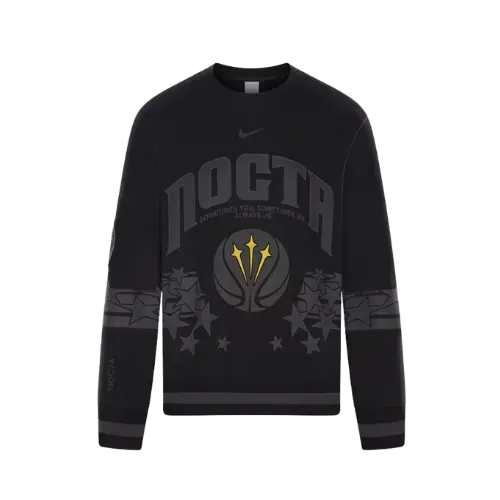 NOCTA x Nike Moletom Champions League Crewneck Black