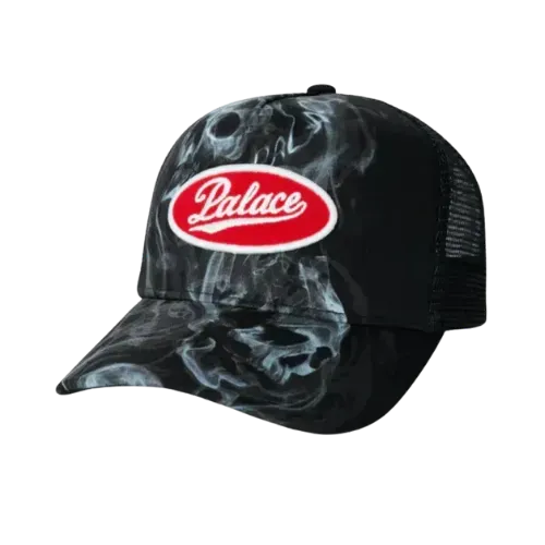 Boné Palace Smoked Trucker Black - Droper