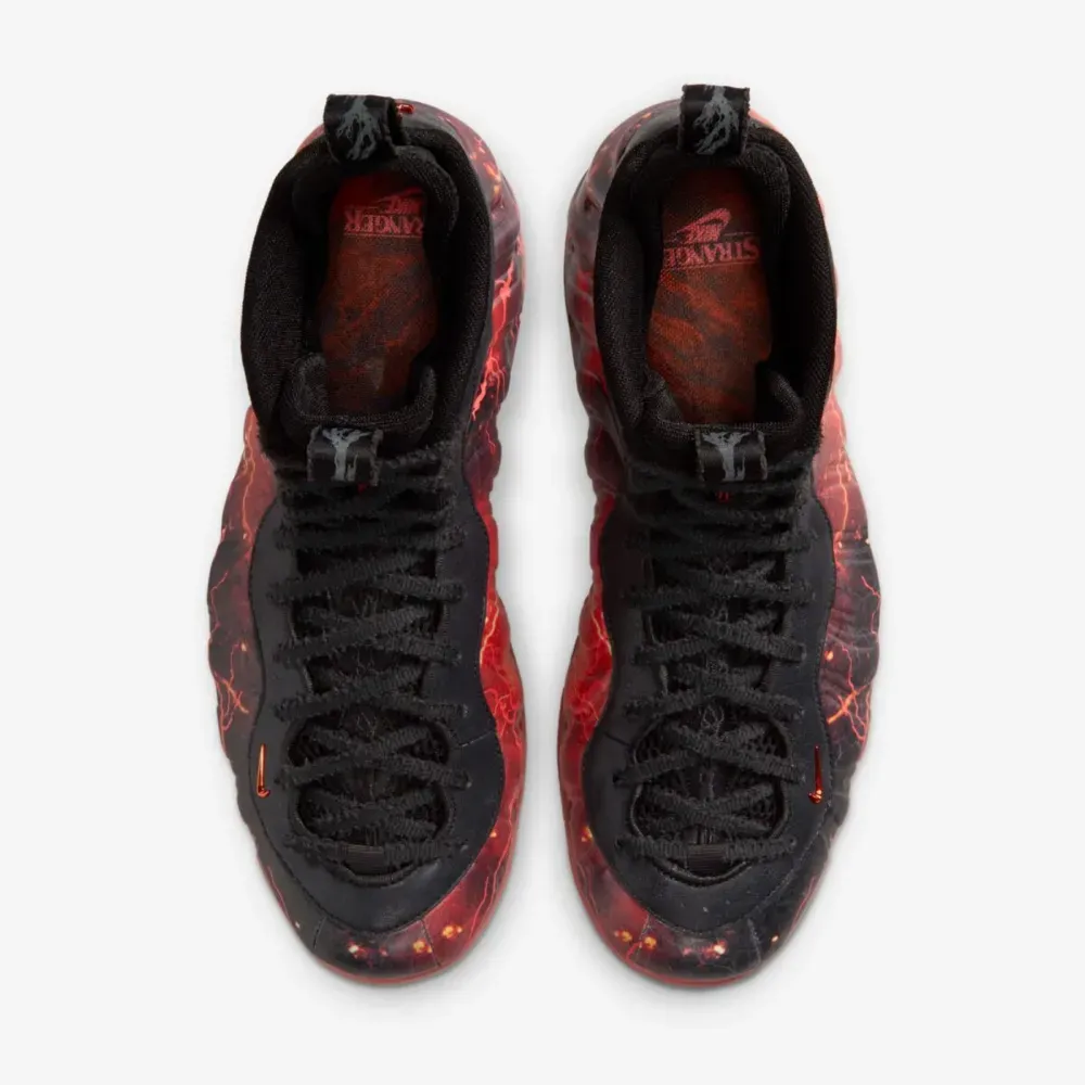 Stranger Things x Nike Air Foamposite One Black Bright Crimson Off