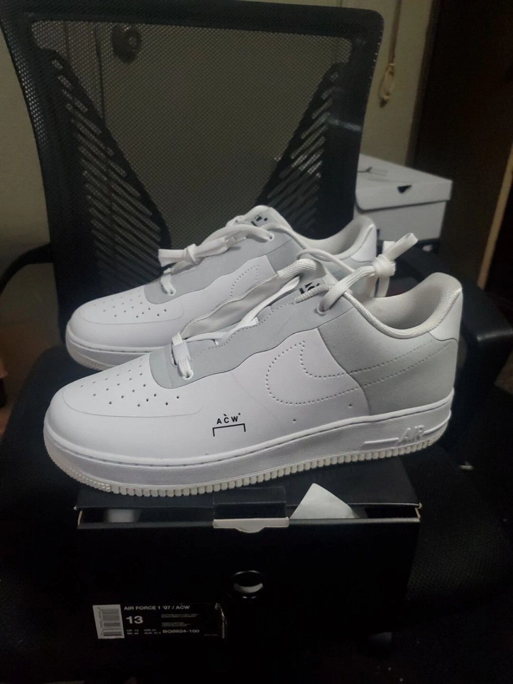 ACW x Nike Air Force 1 Low White — 40, Novo