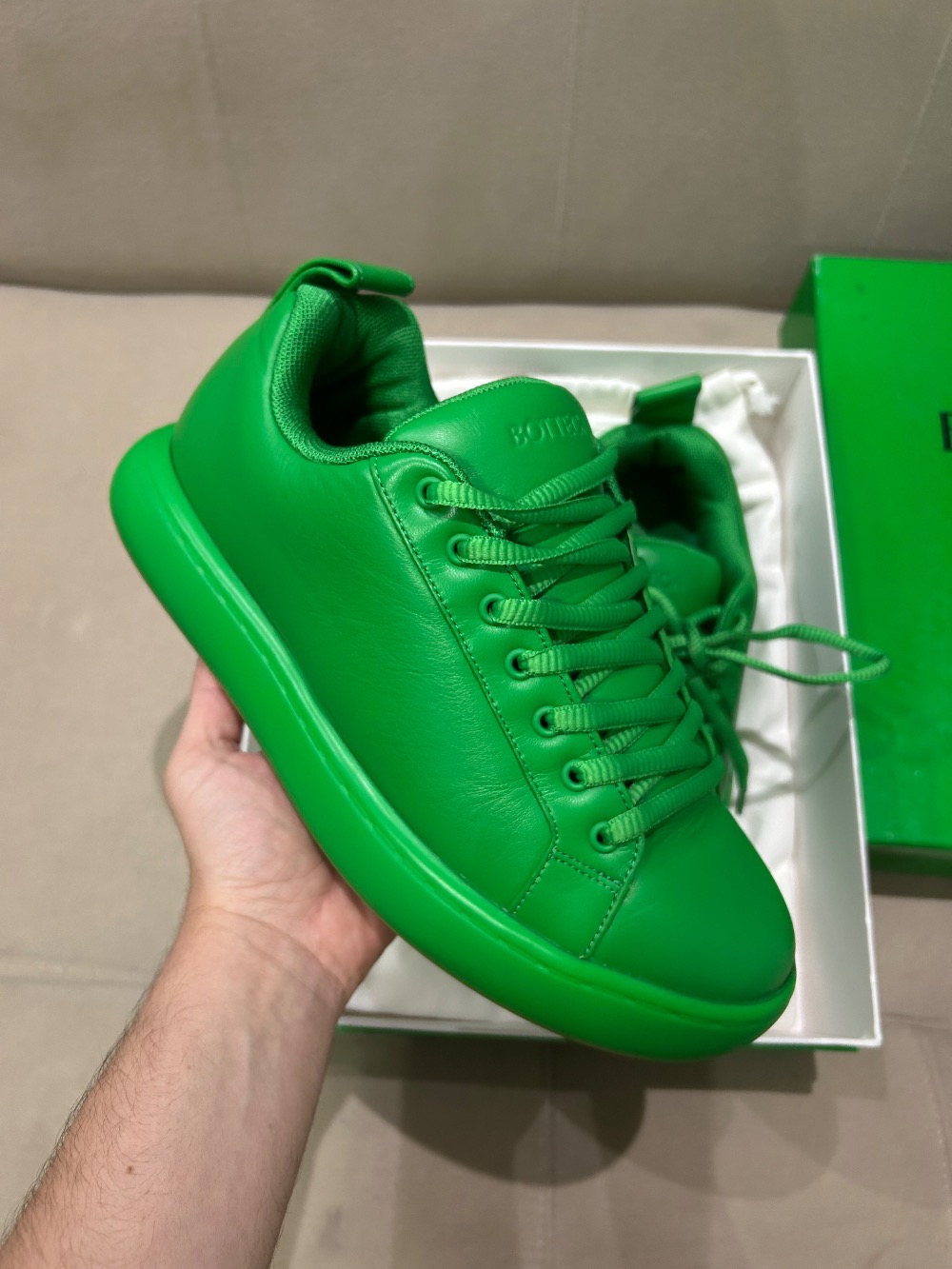 Bottega Venetta Pillow Sneakers Parakeet — 41, Novo