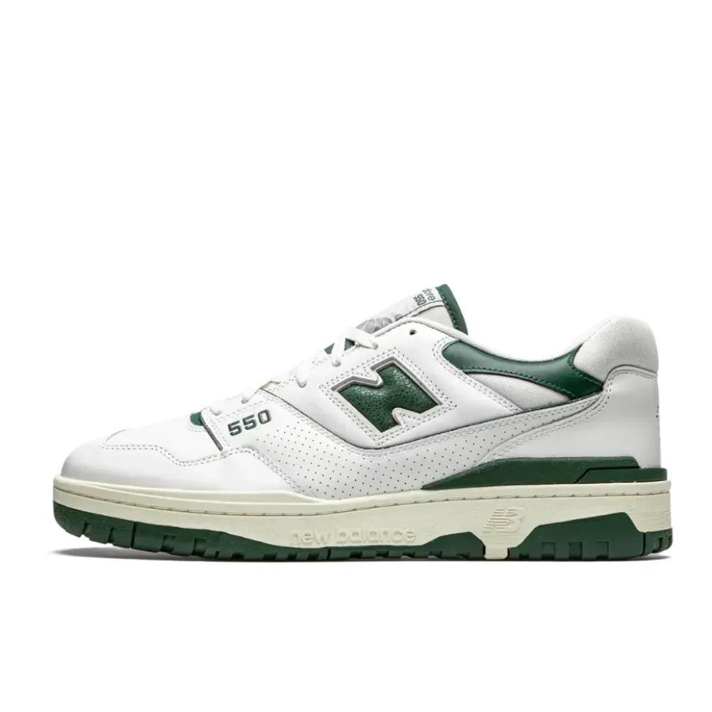 Aimé Leon Dore x New Balance 550 White Green foto 1