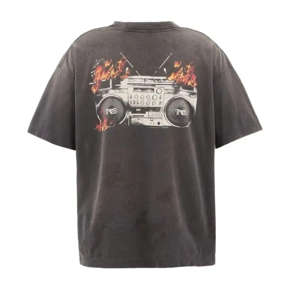 Camiseta Saint Mxxxxxx Nas Black - Droper