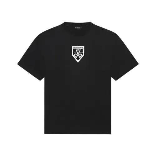 Camiseta Balenciaga Scissors Flatground Black White