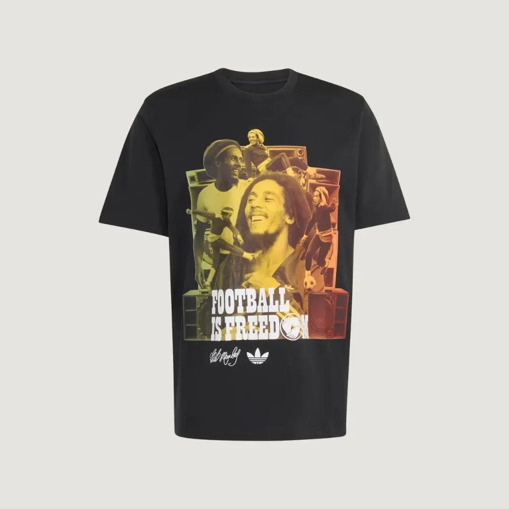 Bob Marley  Originals Tシャツ Bob Marley x adidas Camiseta Originals Black - Droper