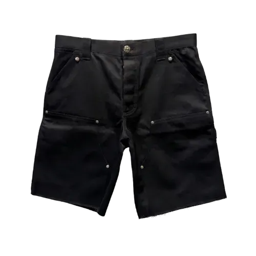 Shorts Chrome Hearts Double Knee Black