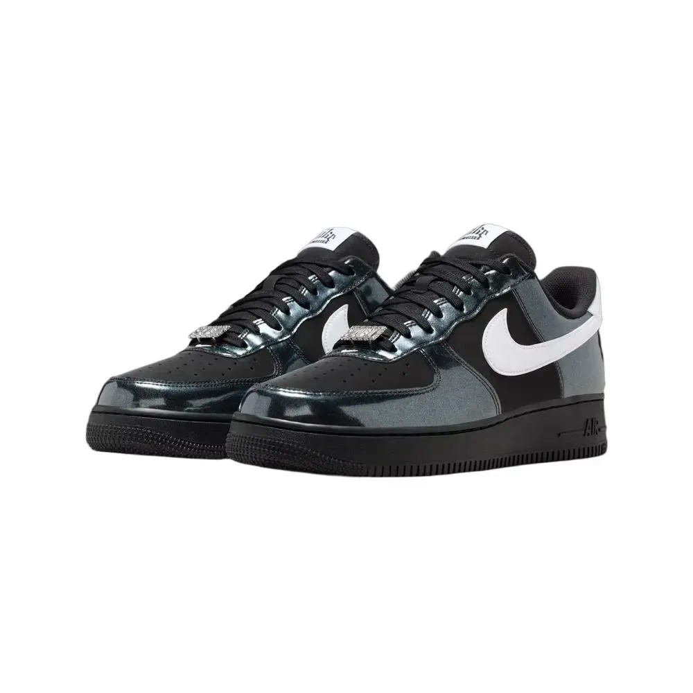 Nike Air Force 1 Low Glam Rock Black White — 44, Novo