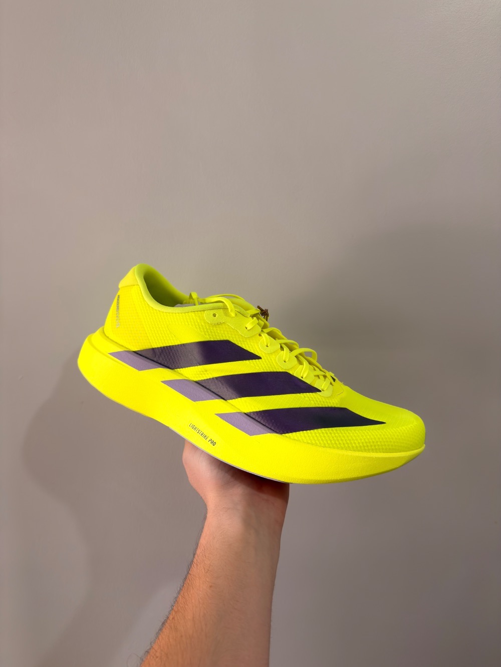 adidas Adizero Evo SL Woven Green Aurora Powder Plum — 40, Novo