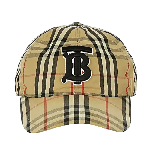 Boné Burberry Beisebol House Check Archive Beige