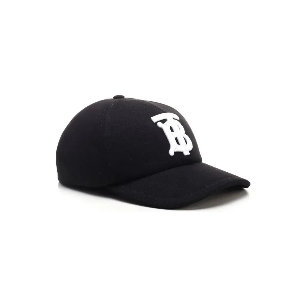 Boné Burberry Baseball Embroidered Monogram Black - Droper