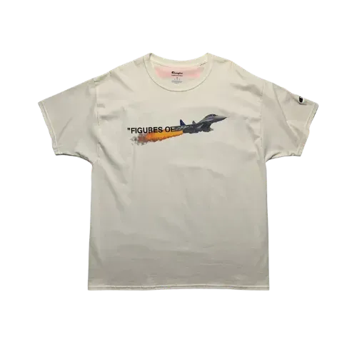 Virgil Abloh x MCA x Champion Camiseta Figures of Speech White