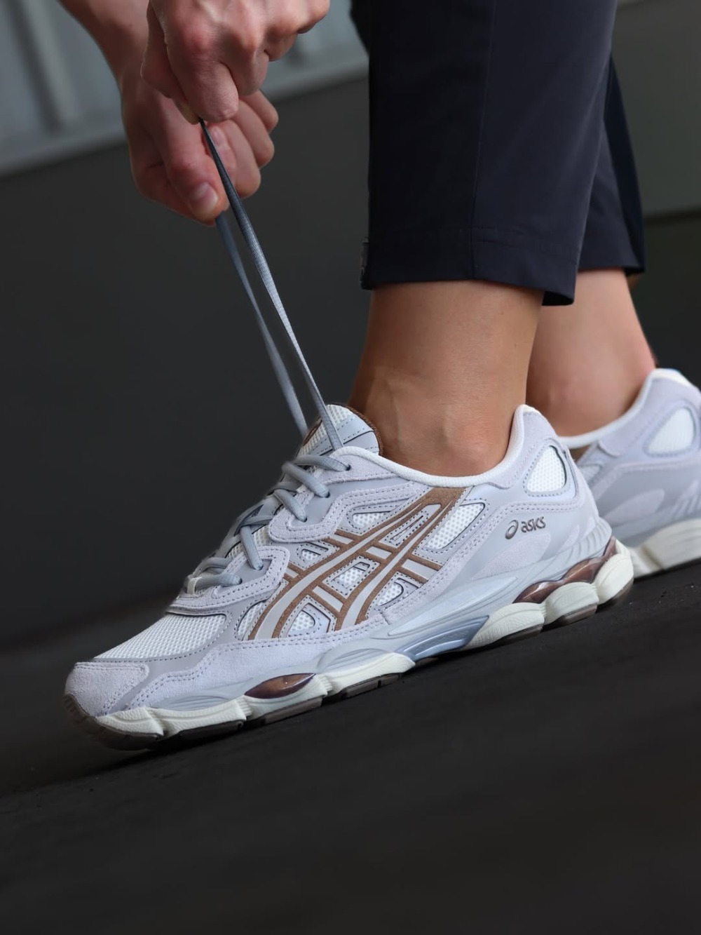 Asics Gel-NYC Cream Cement Grey