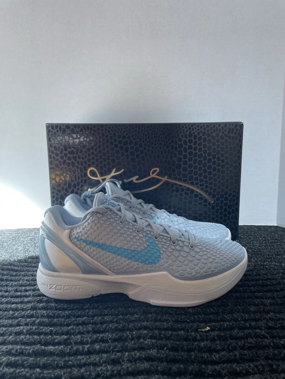 Caitlin Clark x Nike Zoom Kobe 6 Protro Light Armory Blue — 39.5 / 40 / 42 / 42.5 / 43 / 44 / 46, Novo