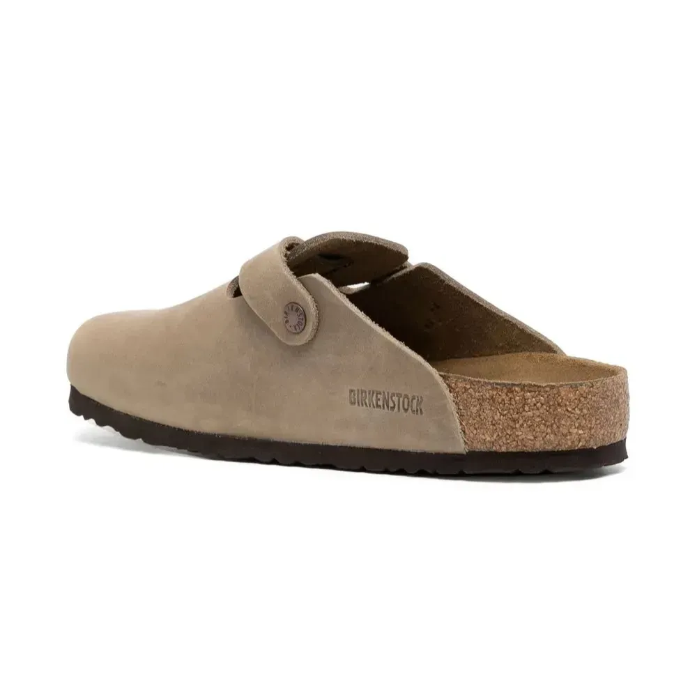 Birkenstock Boston Soft Footbed Oiled Leather Tobacco Brown - Droper