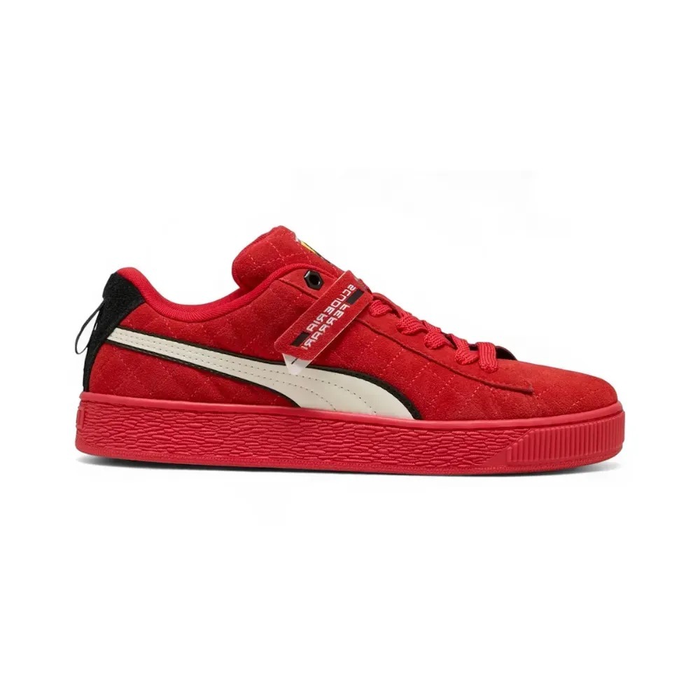 Scuderia Ferrari x Puma Suede XL Hero Rosso Corsa Warm White — 39.5, Novo