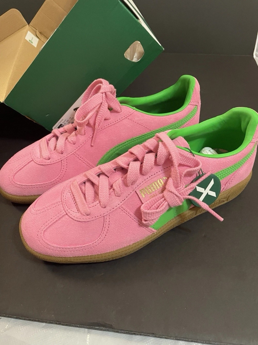 Puma Palermo Special Pink Delight Green — 40.5, Novo