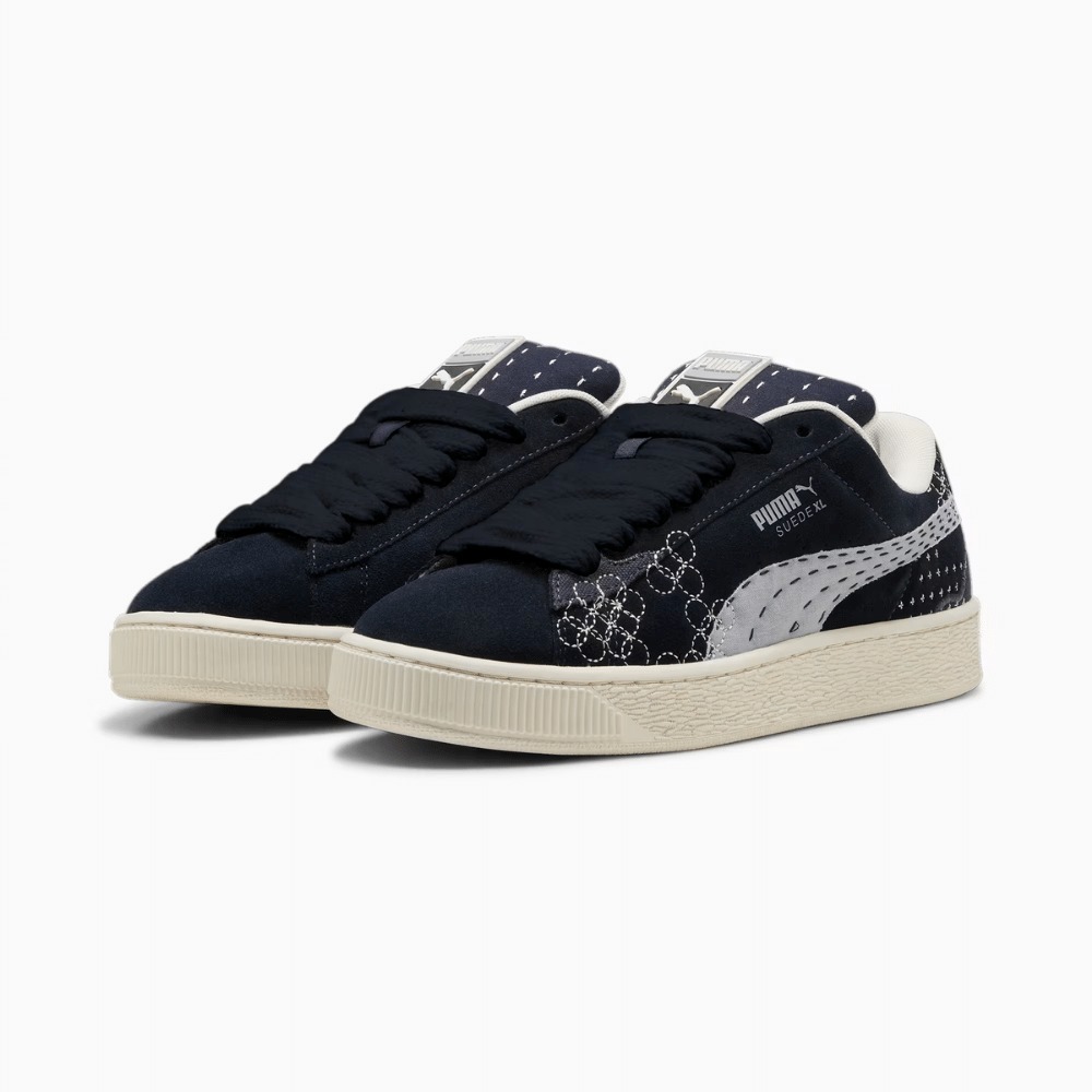 Puma Suede XL Skate New Navy Vapor Gray — 42.5, Novo