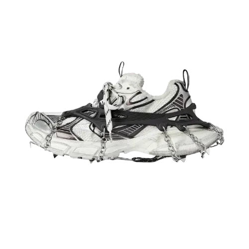 Balenciaga 3XL Skiwear Sneakers White Black Mesh
