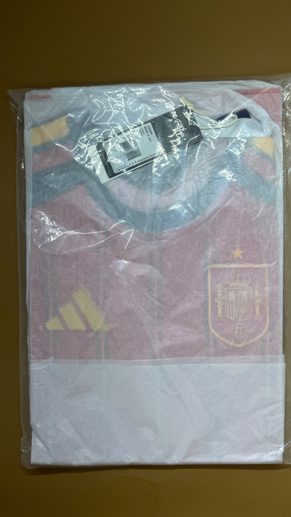 Camiseta adidas Espanha 26 Vivid Red — P, Novo