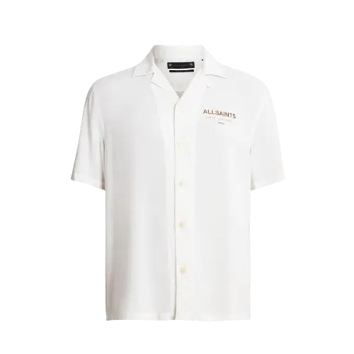Camisa AllSaints Underground Short Sleeve White