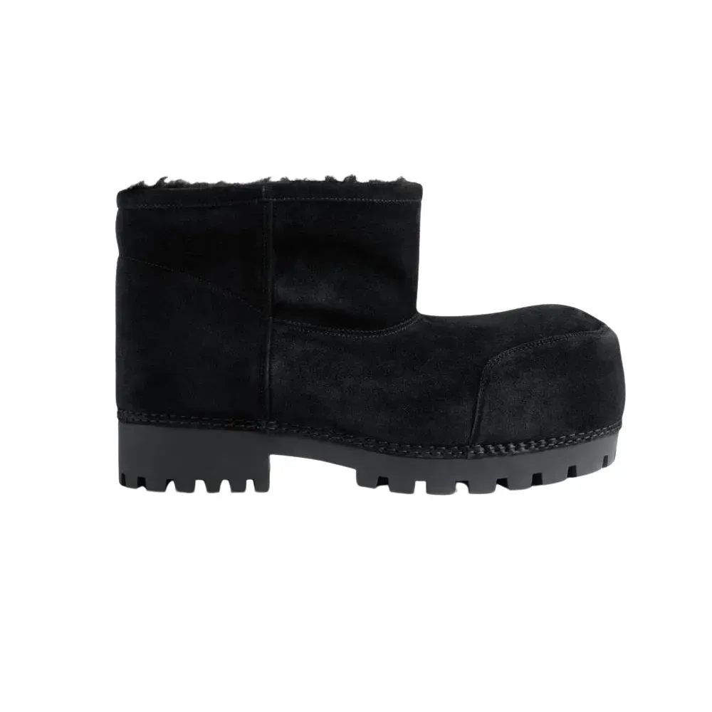 Bota Balenciaga Alaska Suede Black - Droper