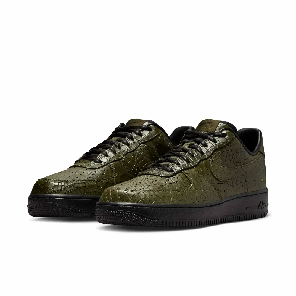 Nike Air Force 1 Low Premium Morse Code Cargo Khaki Croc - Droper