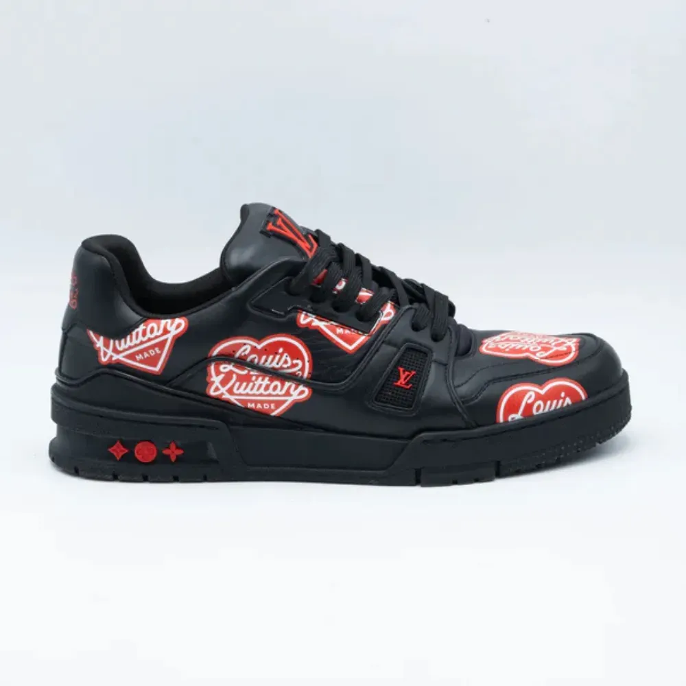 louis vuitton nigo LVトレイナー　サイズ28.5  10.5 Nigo x Louis Vuitton LV Trainer Black - Droper